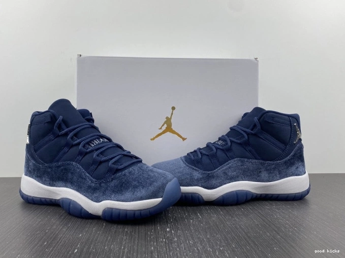 Rep Air Velvet AR0715-441 Jordan Midnight WMNS 11 Navy 0727